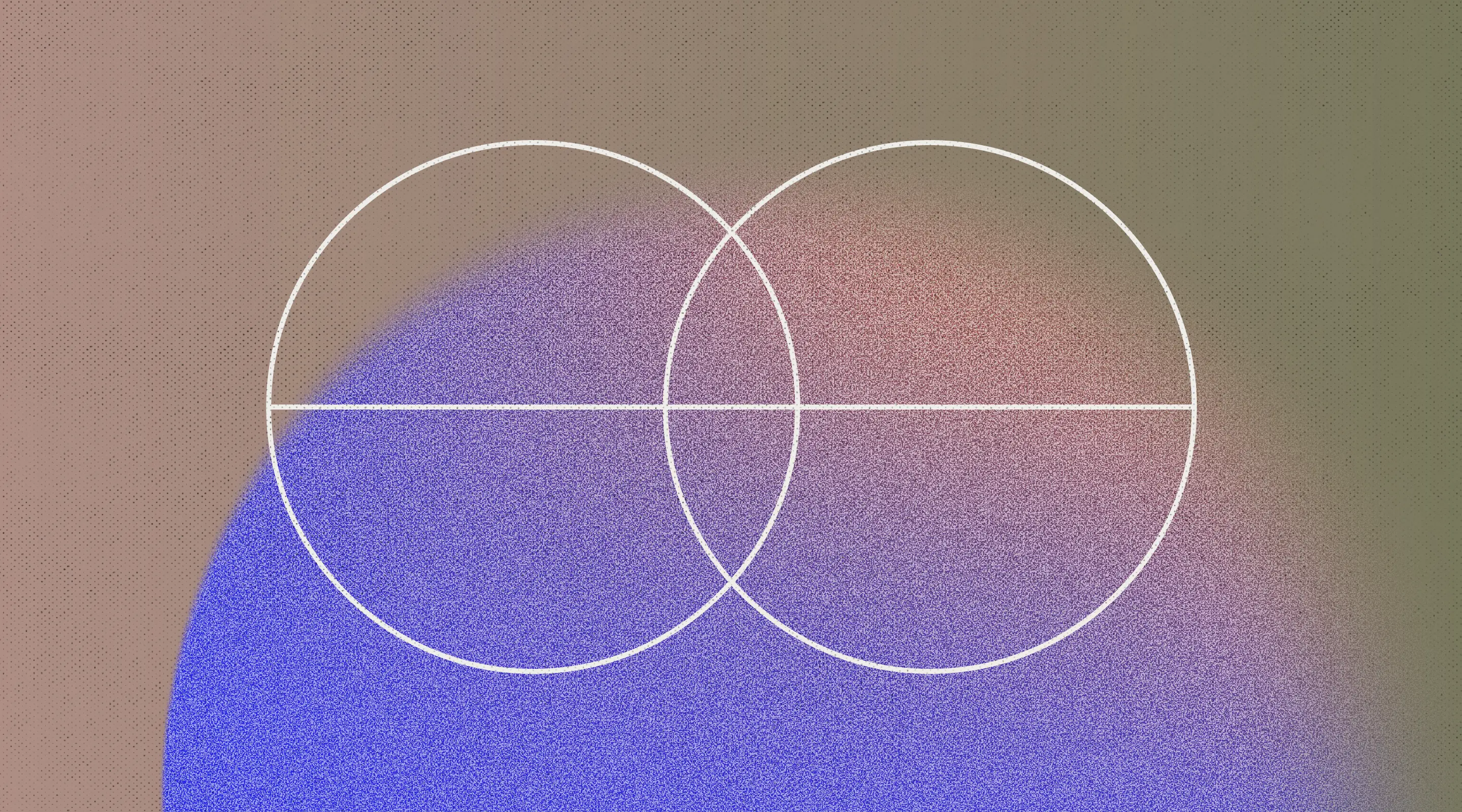 abstract shapes and colours with circles